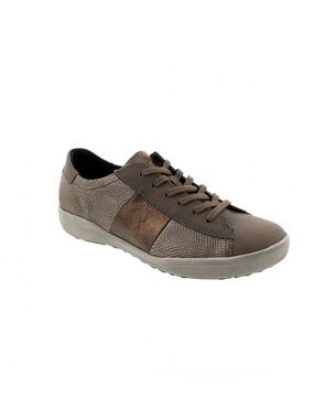 946. NEW NO BOX Women's Casual Lace-Up Sneaker in Taupe Brown